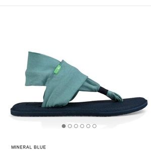 Sanuk Yoga Sling Sandal - Mineral Blue, Size 9